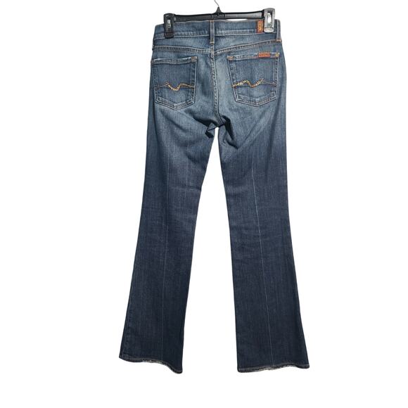 7 for all mankind Bootcut Rhinestone Pocket Jeans - Picture 2 of 7